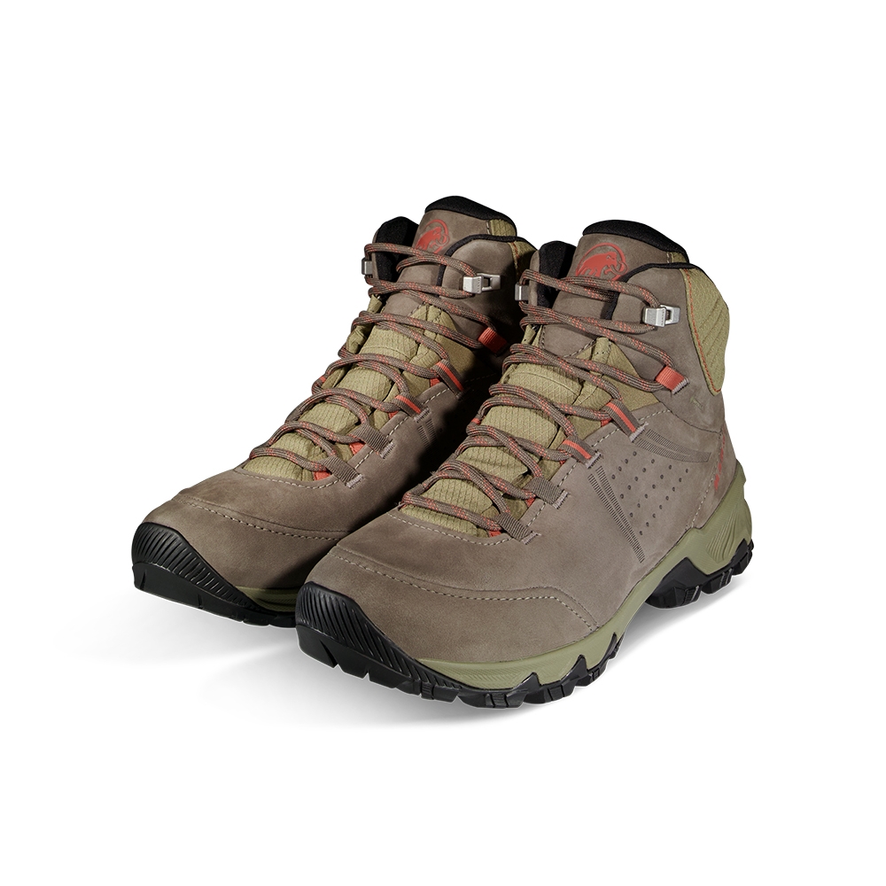 【MAMMUT 長毛象】女款 Nova IV Mid GTX 防水中筒登山皮靴