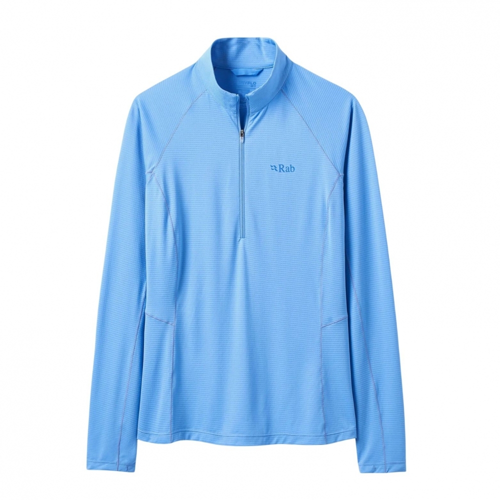 【Rab】女款 Sonic LS Zip 長袖透氣拉鍊排汗衣