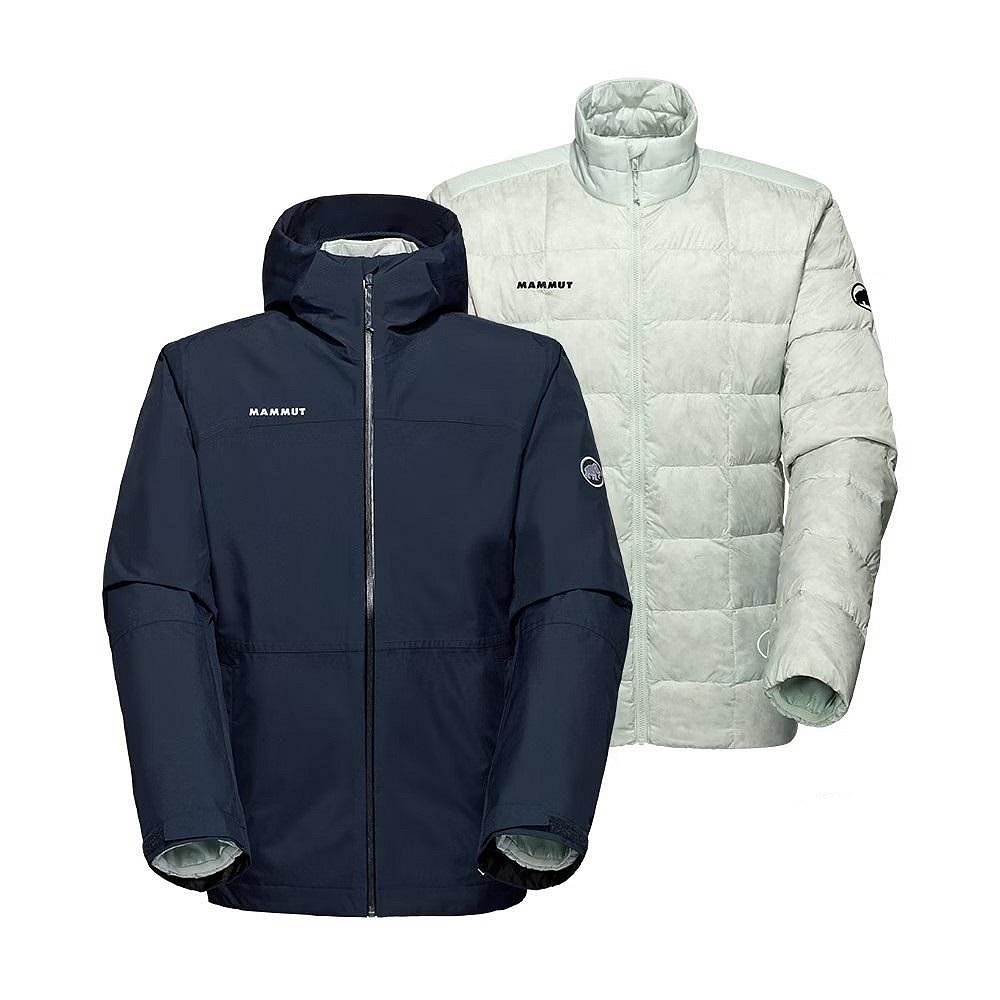 【MAMMUT 長毛象】男款 Treeline 3 in 1 HS Hooded AF GTX 兩件式防水保暖外套