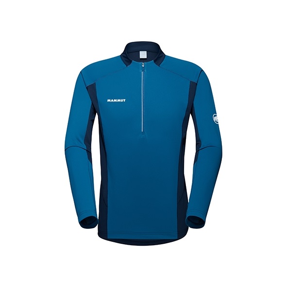 【MAMMUT 長毛象】男款 Aenergy FL Half Zip LS AF 抗菌半拉鍊長袖排汗衣