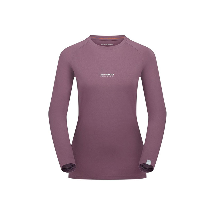 【MAMMUT 長毛象】女款 QD Logo Print Longsleeve T-Shirt AF 圓領長袖上衣